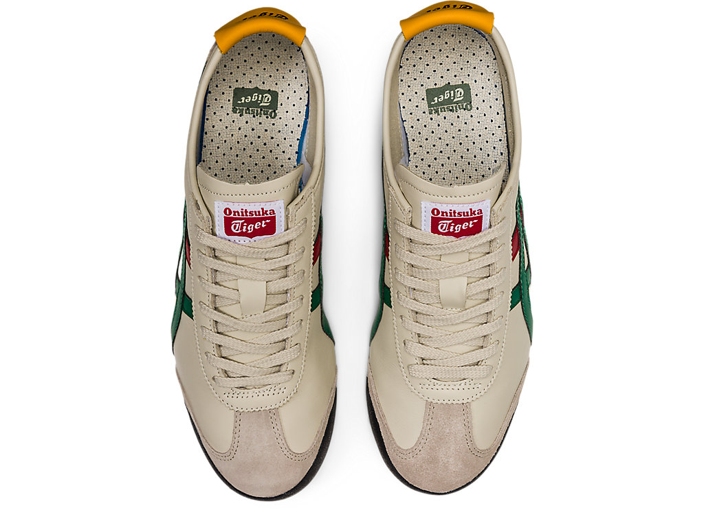 Men's Onitsuka Tiger Mexico 66 Mexico 66 Birch/Green | 73016YFSX