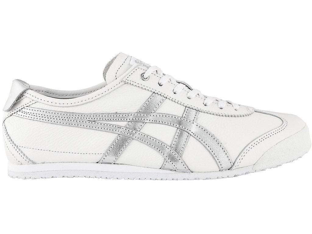 Men\'s Onitsuka Tiger Mexico 66 Mexico 66 White/Silver | 85306SOLN