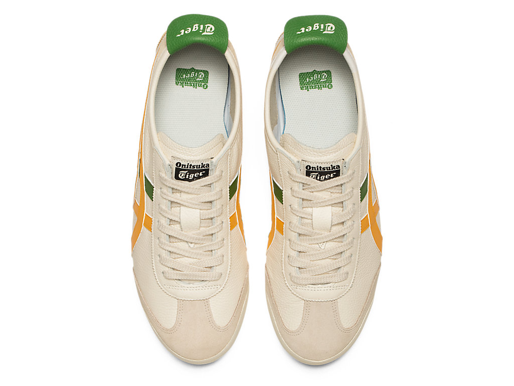 Men's Onitsuka Tiger Mexico 66 Mexico 66 Cream/Citrus | 90437BHEK