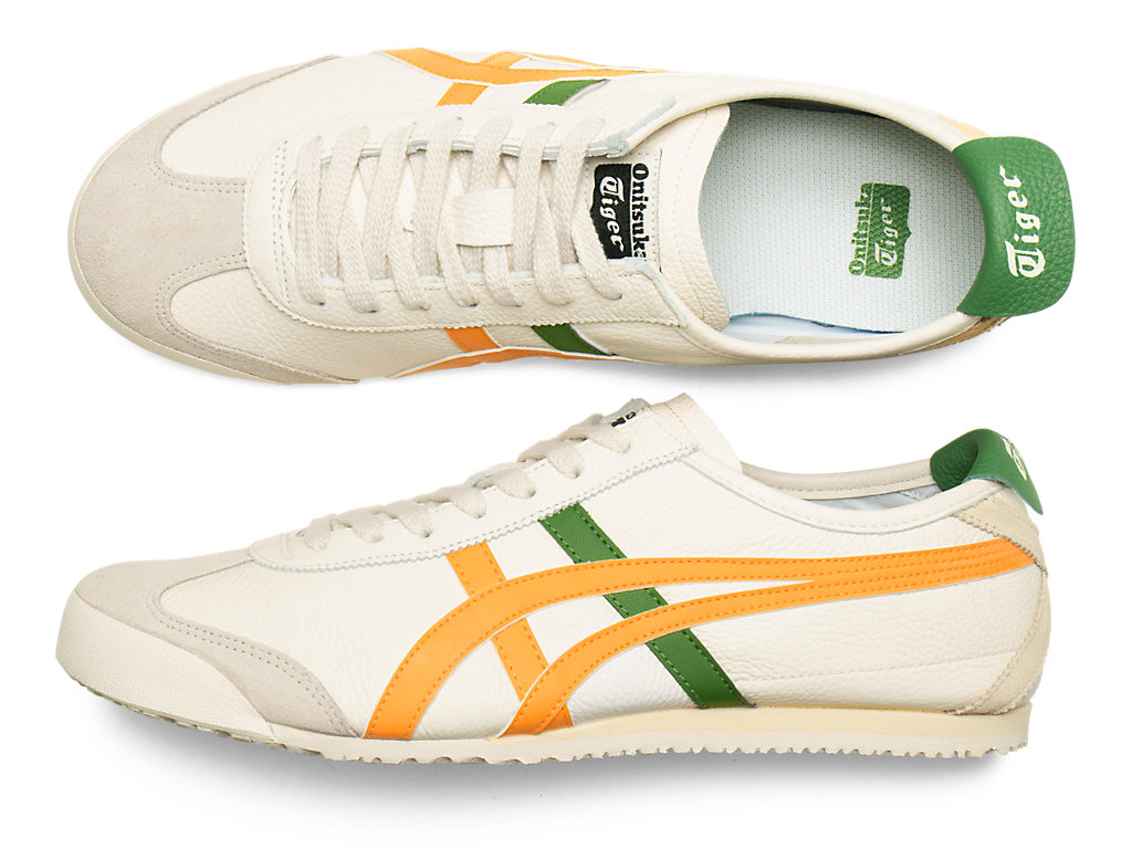 Men's Onitsuka Tiger Mexico 66 Mexico 66 Cream/Citrus | 90437BHEK