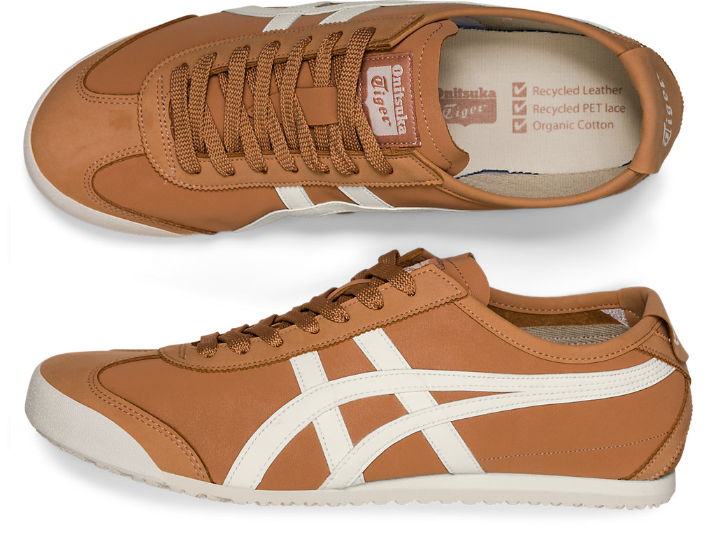 Men's Onitsuka Tiger Mexico 66 Mexico 66 Sand Red/Cream | 98705GLXZ