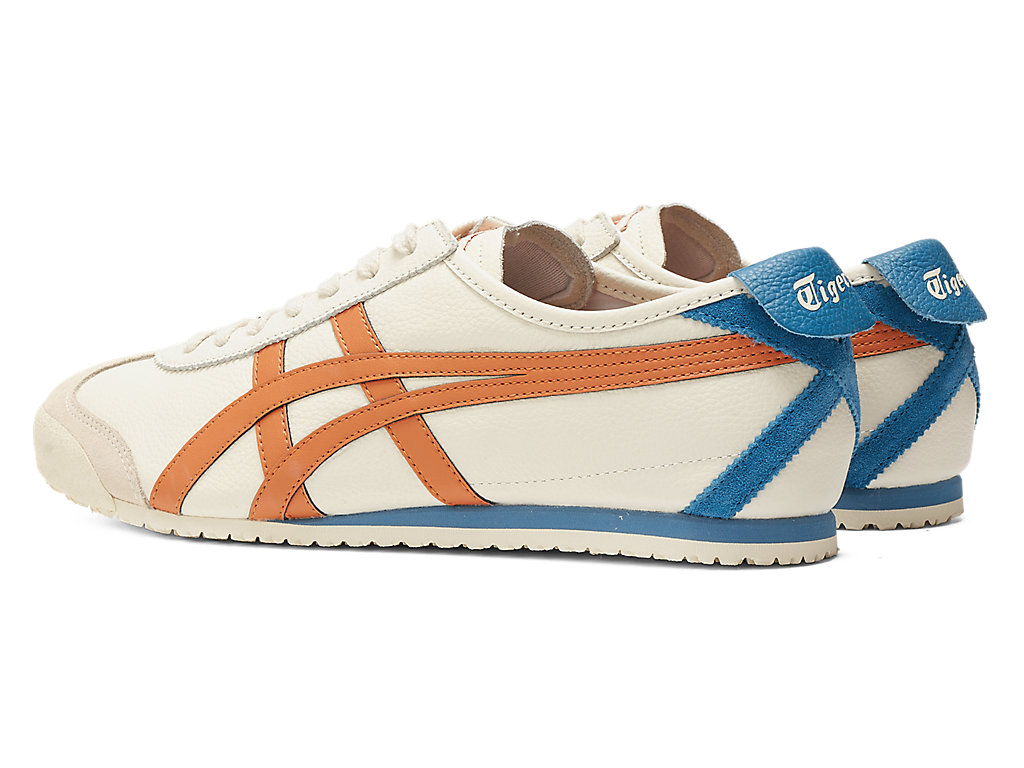 Men's Onitsuka Tiger Mexico 66 Shoes Cream/Rust Orange | 40853TXQI