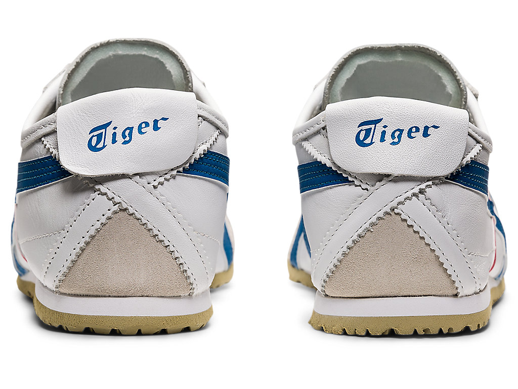 Men's Onitsuka Tiger Mexico 66 Shoes White/Blue | 72485UIYP