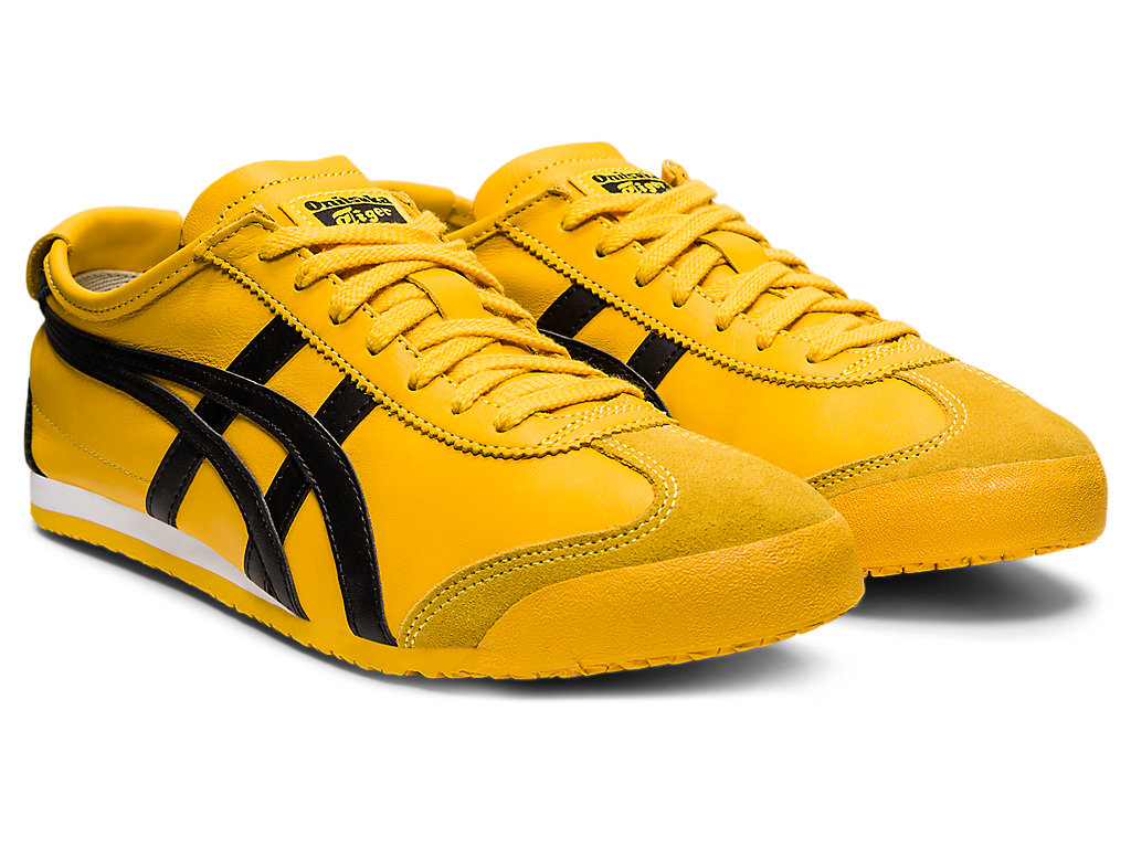 Men's Onitsuka Tiger Mexico 66 Shoes Yellow/Black | 74520SUGK