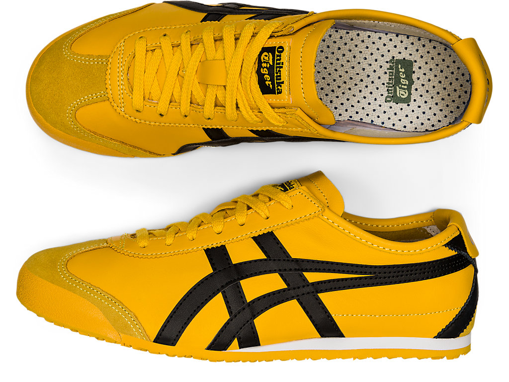 Men's Onitsuka Tiger Mexico 66 Shoes Yellow/Black | 74520SUGK