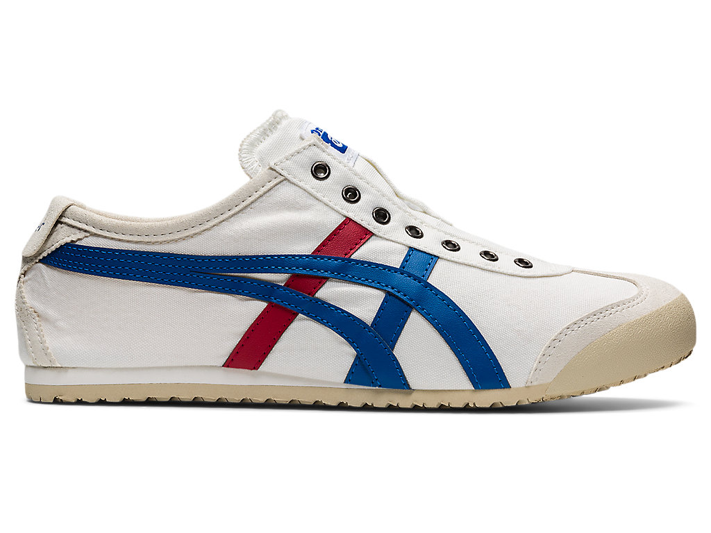 Men\'s Onitsuka Tiger Mexico 66 Slip-on Mexico 66 White/Tricolor | 15643PGLU