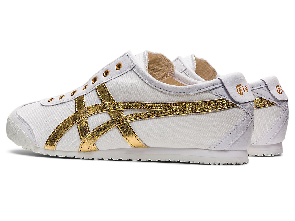 Men's Onitsuka Tiger Mexico 66 Slip-on Mexico 66 White/Pure Gold | 31970TXRM