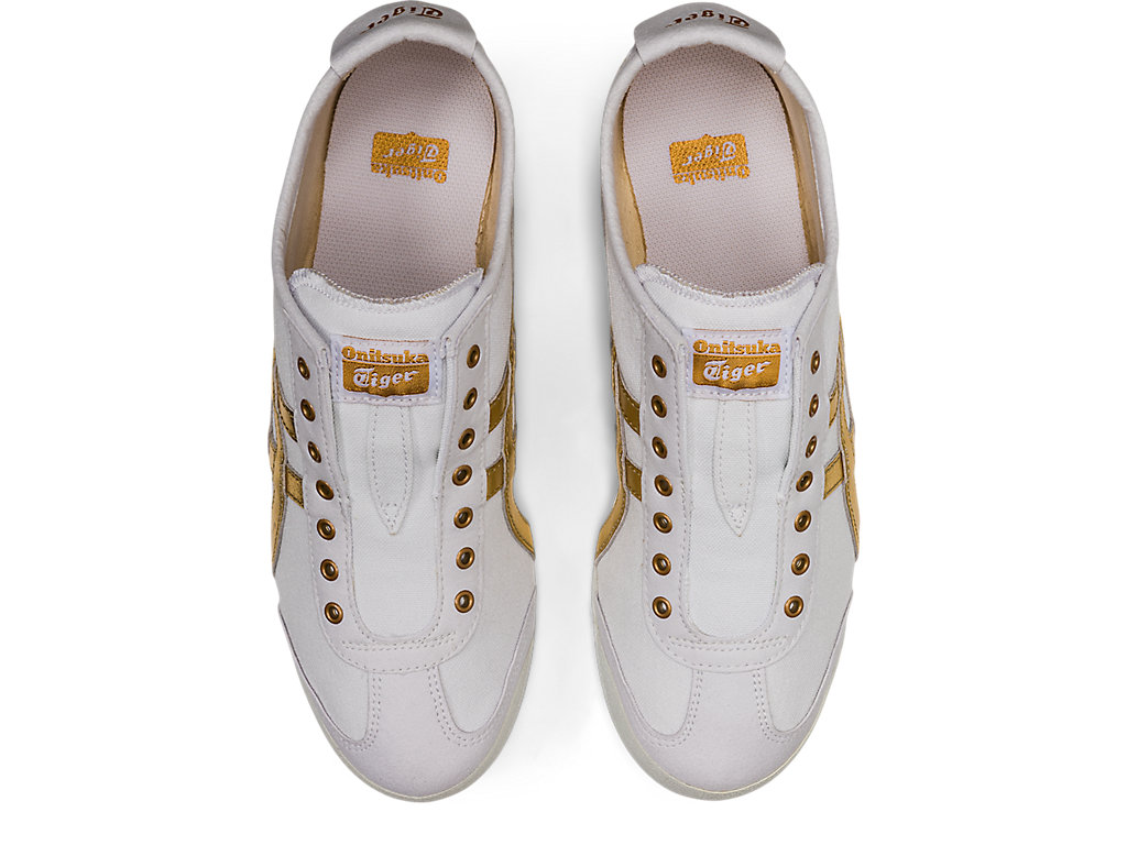 Men's Onitsuka Tiger Mexico 66 Slip-on Mexico 66 White/Pure Gold | 31970TXRM