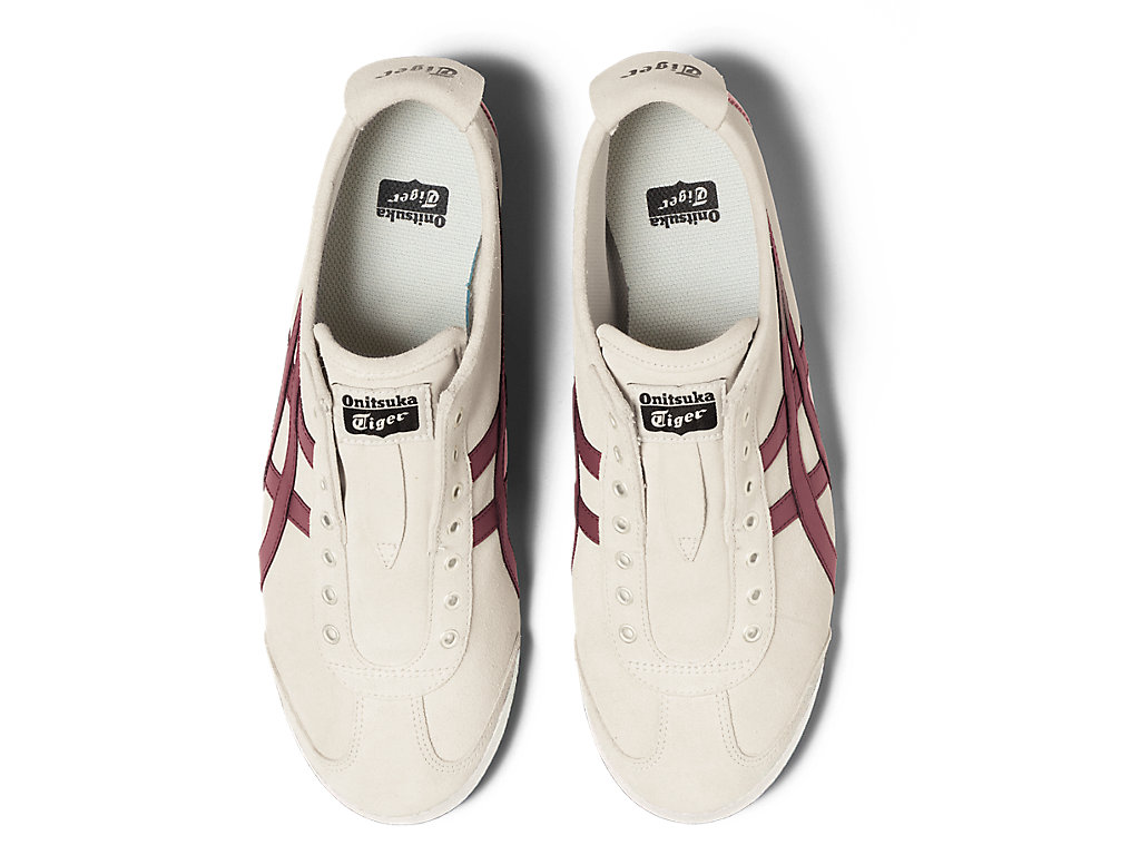 Men's Onitsuka Tiger Mexico 66 Slip-on Mexico 66 Birch/Dark Cherry | 51209JHSF