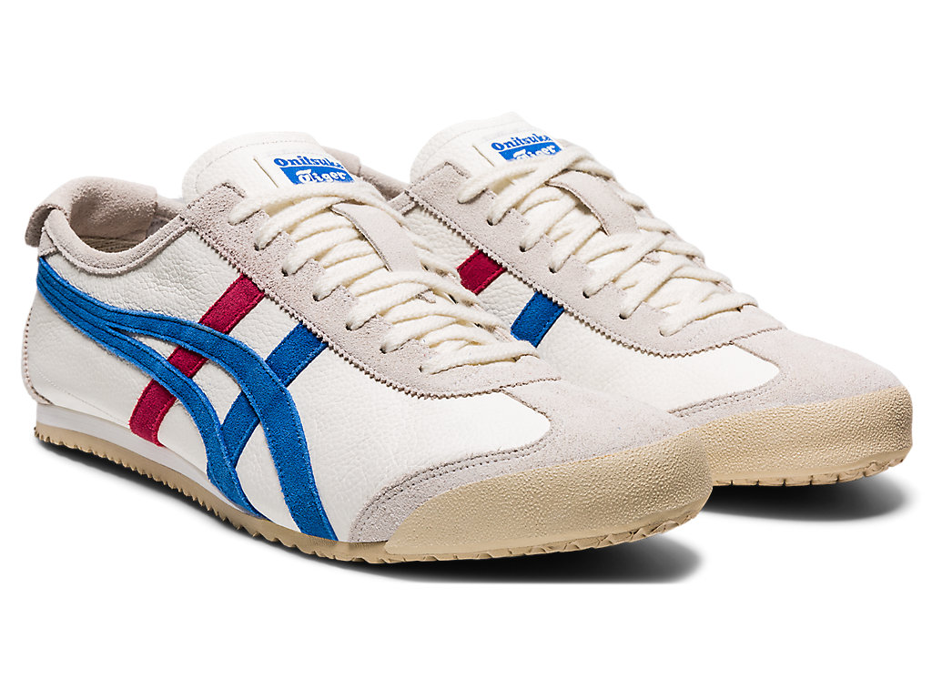 Men's Onitsuka Tiger Mexico 66 Vin Mexico 66 White/Directoire Blue | 43568HPCR