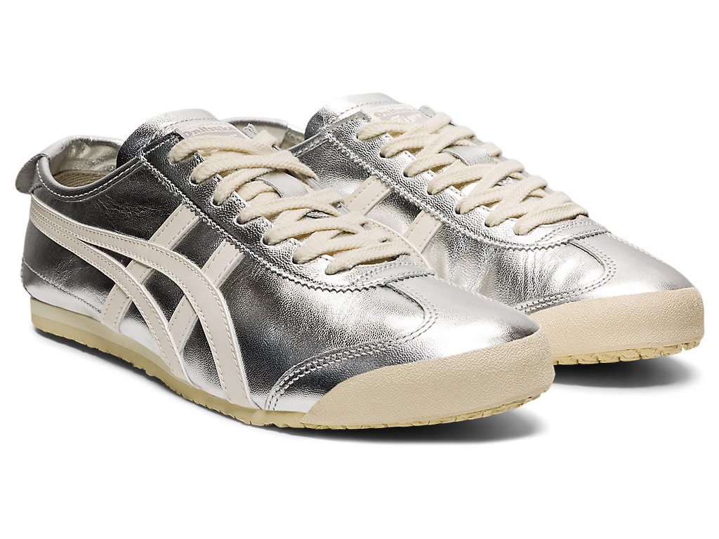 Men's Onitsuka Tiger Mexico 66® Mexico 66 Silver/Off White | 37420JWXL