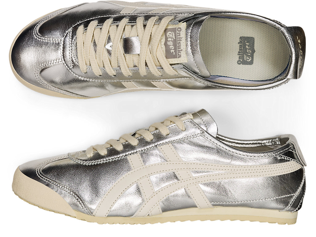 Men's Onitsuka Tiger Mexico 66® Mexico 66 Silver/Off White | 37420JWXL