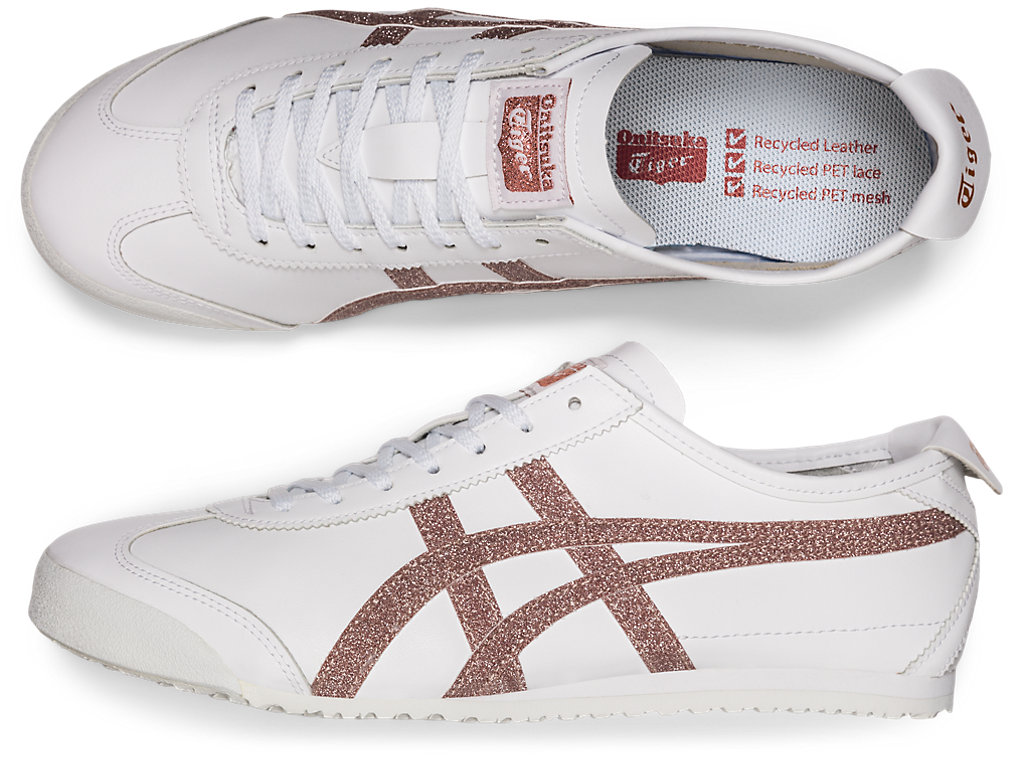 Men's Onitsuka Tiger Mexico 66® Mexico 66 White/Rose Gold | 70643FNLD