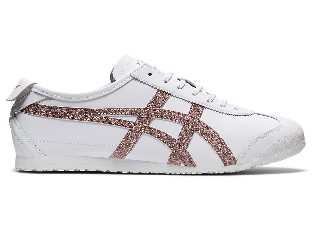 Men\'s Onitsuka Tiger Mexico 66® Mexico 66 White/Rose Gold | 70643FNLD