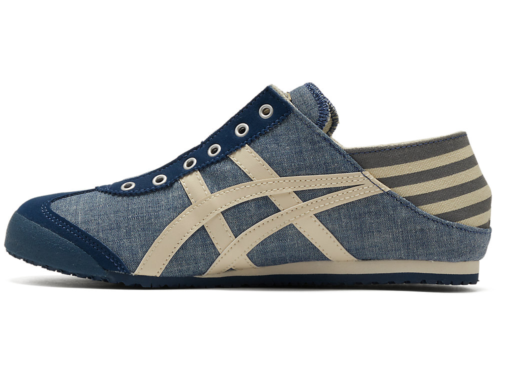 Men's Onitsuka Tiger Mexico 66® Paraty Mexico 66 Blue Chambray/Natural | 43670KFDW