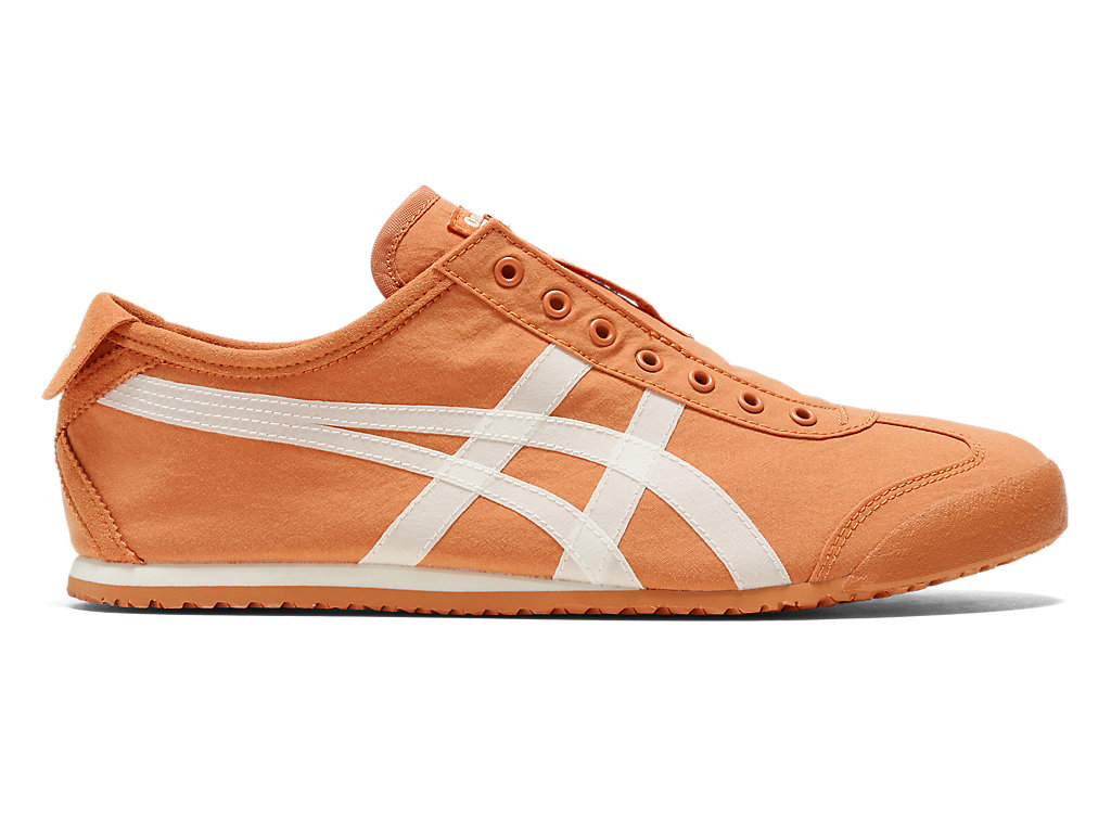 Men\'s Onitsuka Tiger Mexico 66® Slip-on Mexico 66 Rust Orange/Cream | 18926BXVO