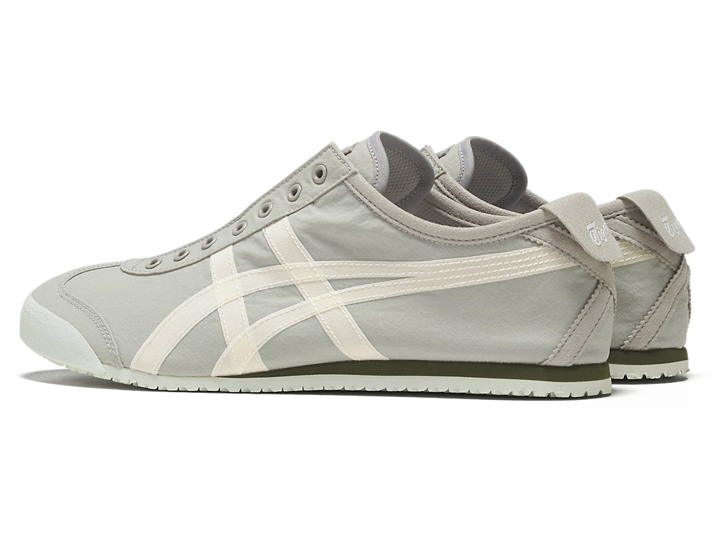 Men's Onitsuka Tiger Mexico 66® Slip-on Mexico 66 Oyster Grey/White | 40258TPUQ