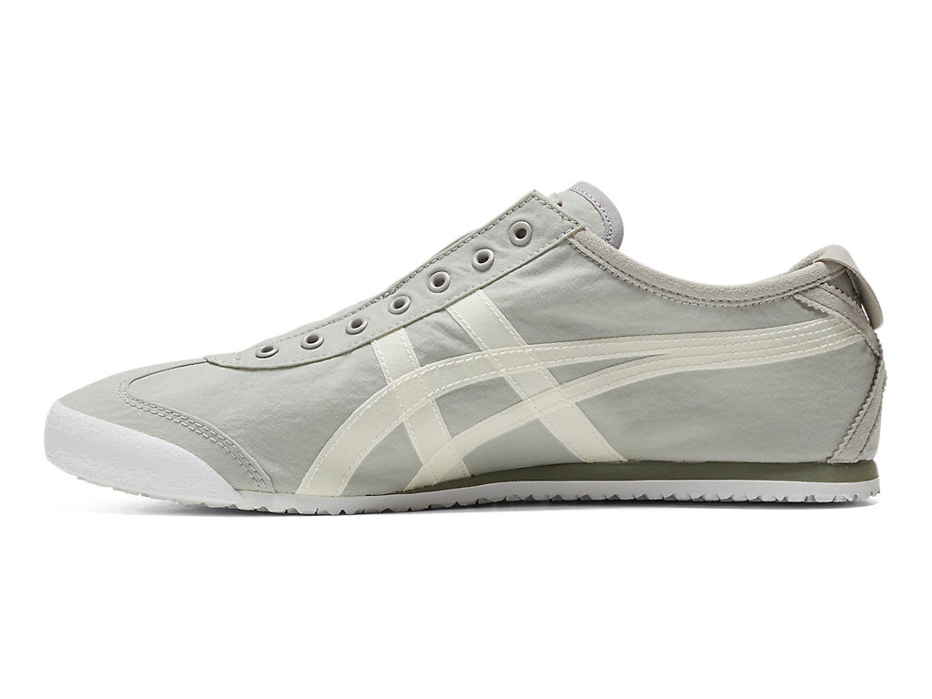 Men's Onitsuka Tiger Mexico 66® Slip-on Mexico 66 Oyster Grey/White | 40258TPUQ