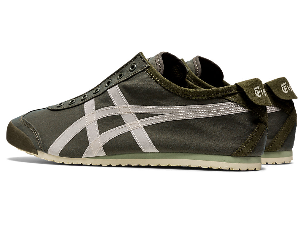 Men's Onitsuka Tiger Mexico 66® Slip-on Mexico 66 Mantle Green/Birch | 45068EXFZ