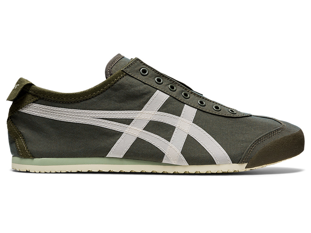 Men\'s Onitsuka Tiger Mexico 66® Slip-on Mexico 66 Mantle Green/Birch | 45068EXFZ