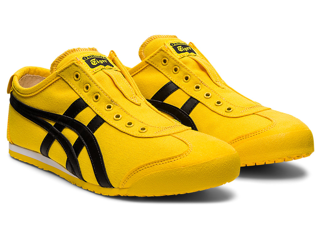 Men's Onitsuka Tiger Mexico 66® Slip-on Mexico 66 Tai Chi Yellow/Black | 70143VDPN