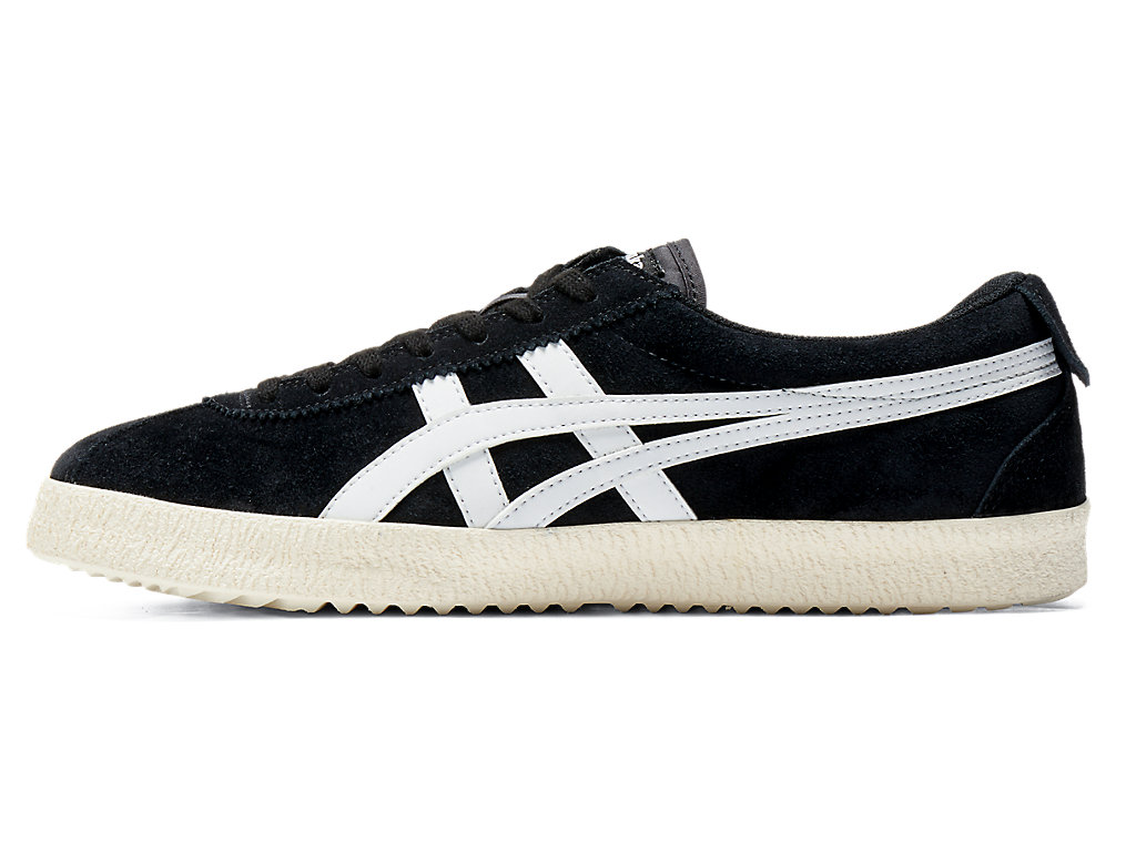 Men's Onitsuka Tiger Mexico Delegation Shoes Black/White | 26547PARG