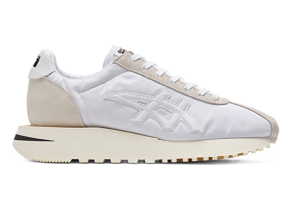 Men\'s Onitsuka Tiger Moage Mo Shoes White/White | 15638ZMAJ