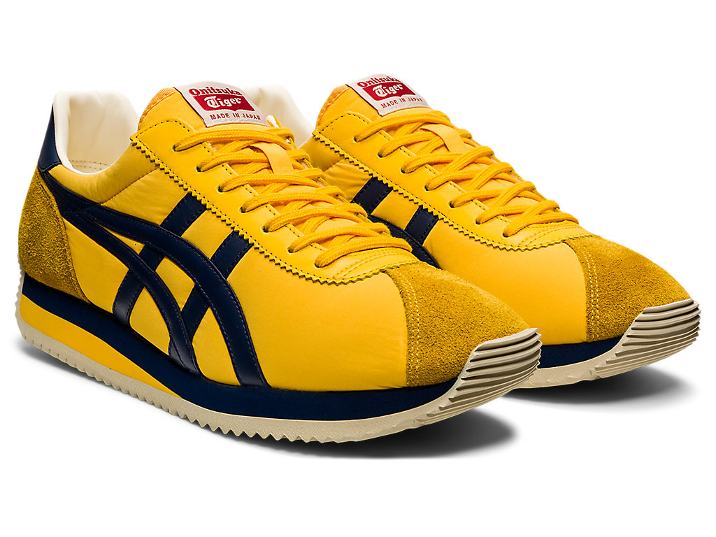 Men's Onitsuka Tiger Moal 77 Nm Shoes Tiger Yellow/Peacoat | 83194XIDM