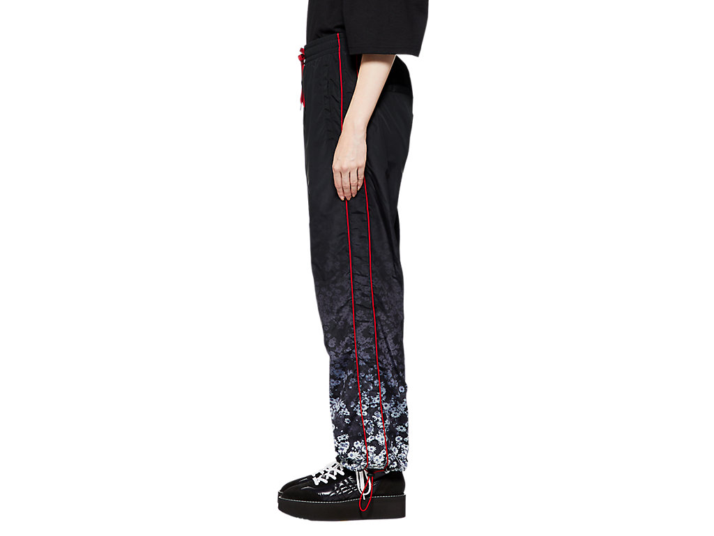 Men's Onitsuka Tiger P Track Pants Clothing Black/Red | 48690LPFD