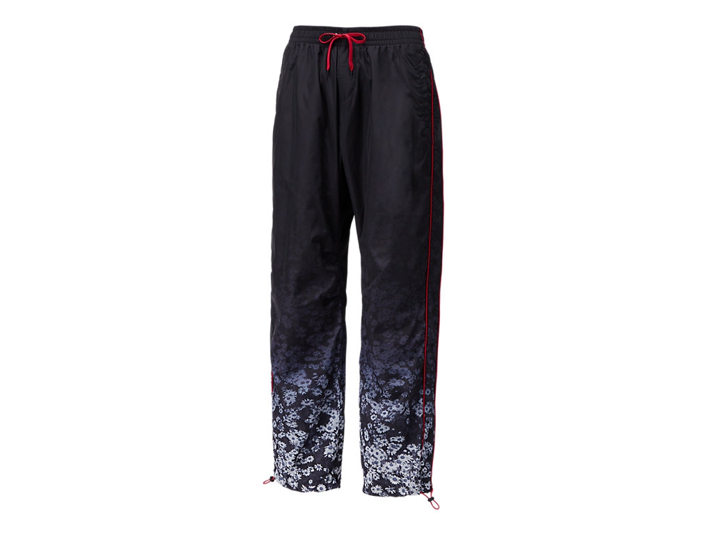 Men's Onitsuka Tiger P Track Pants Clothing Black/Red | 48690LPFD