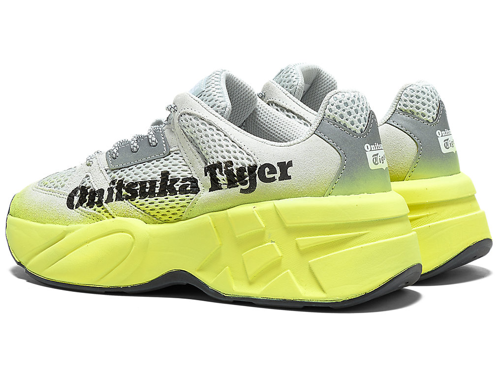 Men's Onitsuka Tiger P-trainer Shoes Polar Shade/Huddle Yellow | 04891TDRG