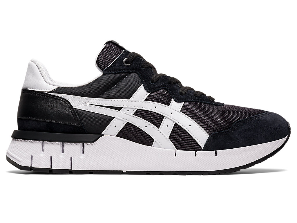 Men\'s Onitsuka Tiger Rebilac Runner Shoes Black/White | 05963NUWX