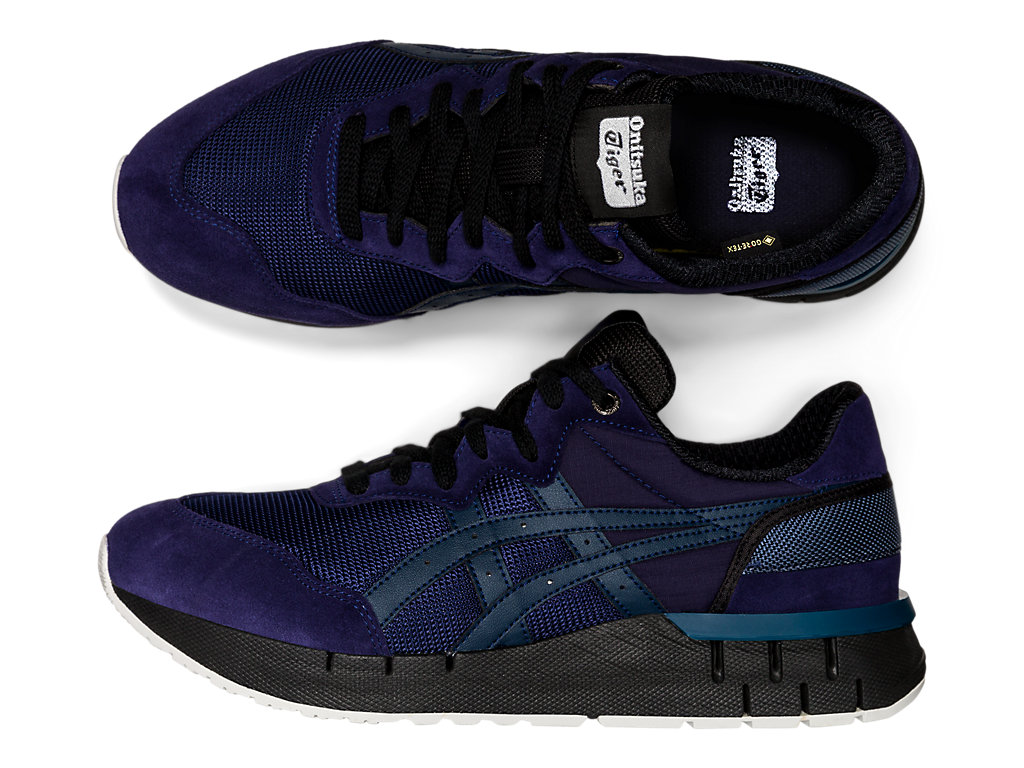 Men's Onitsuka Tiger Rebilac Runner Shoes Peacoat/Iron Navy | 36092GXDZ