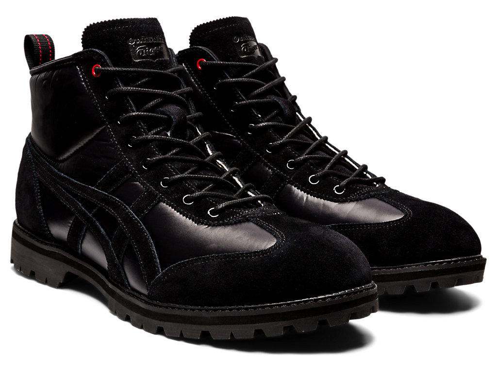 Men's Onitsuka Tiger Rinkan Boot Shoes Black/Black | 04129FVXA