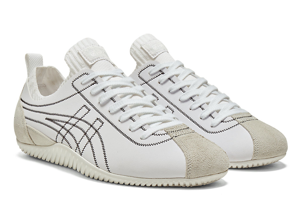 Men's Onitsuka Tiger Sclaw Shoes White/Black | 28309BFXR