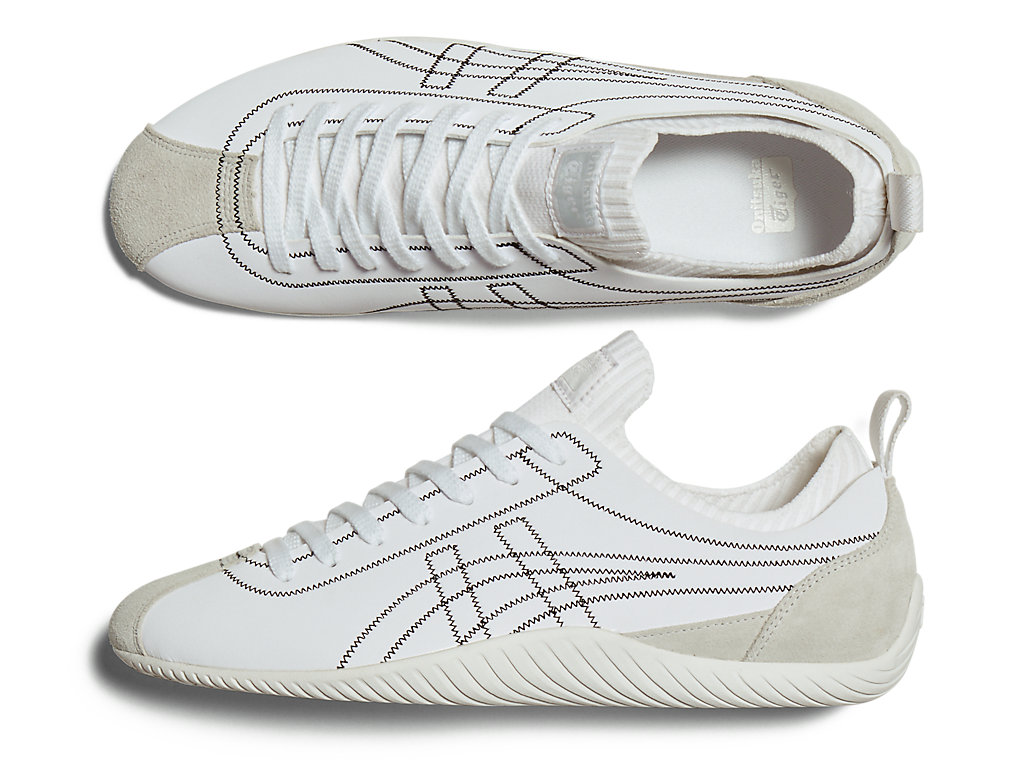 Men's Onitsuka Tiger Sclaw Shoes White/Black | 28309BFXR