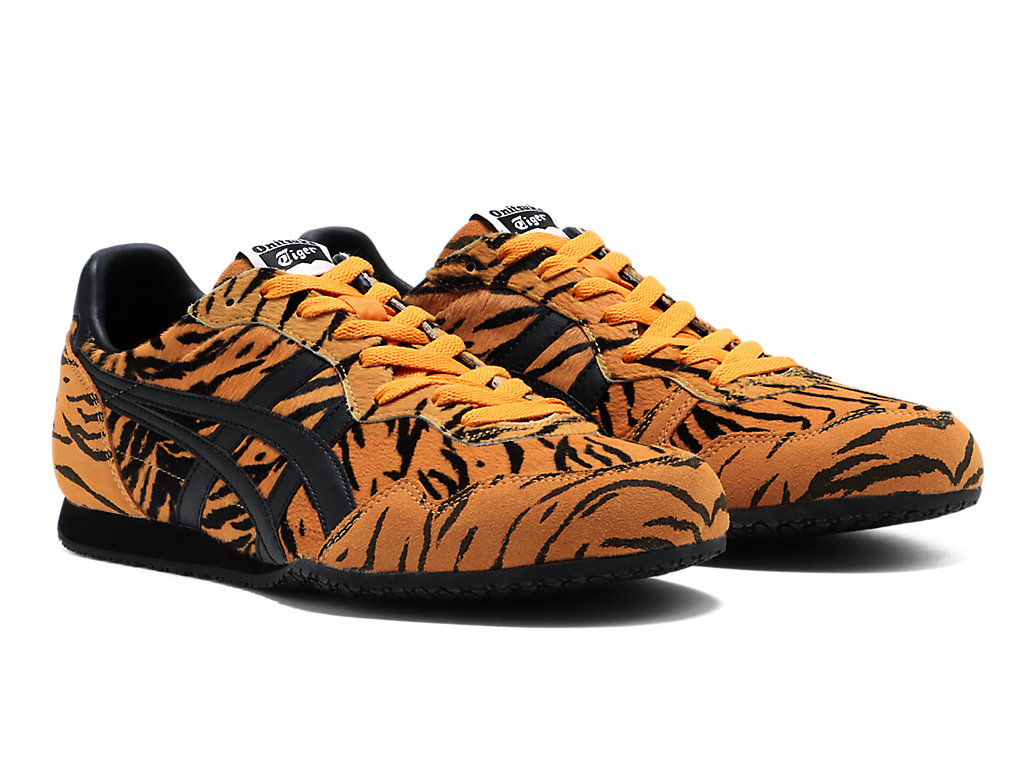 Men's Onitsuka Tiger Serrano Shoes Citrus/Black | 92813ZSHR