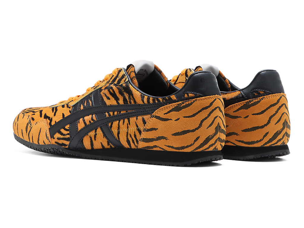 Men's Onitsuka Tiger Serrano Shoes Citrus/Black | 92813ZSHR