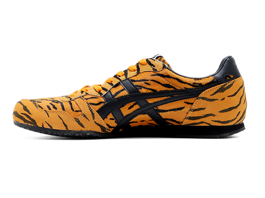 Men's Onitsuka Tiger Serrano Shoes Citrus/Black | 92813ZSHR