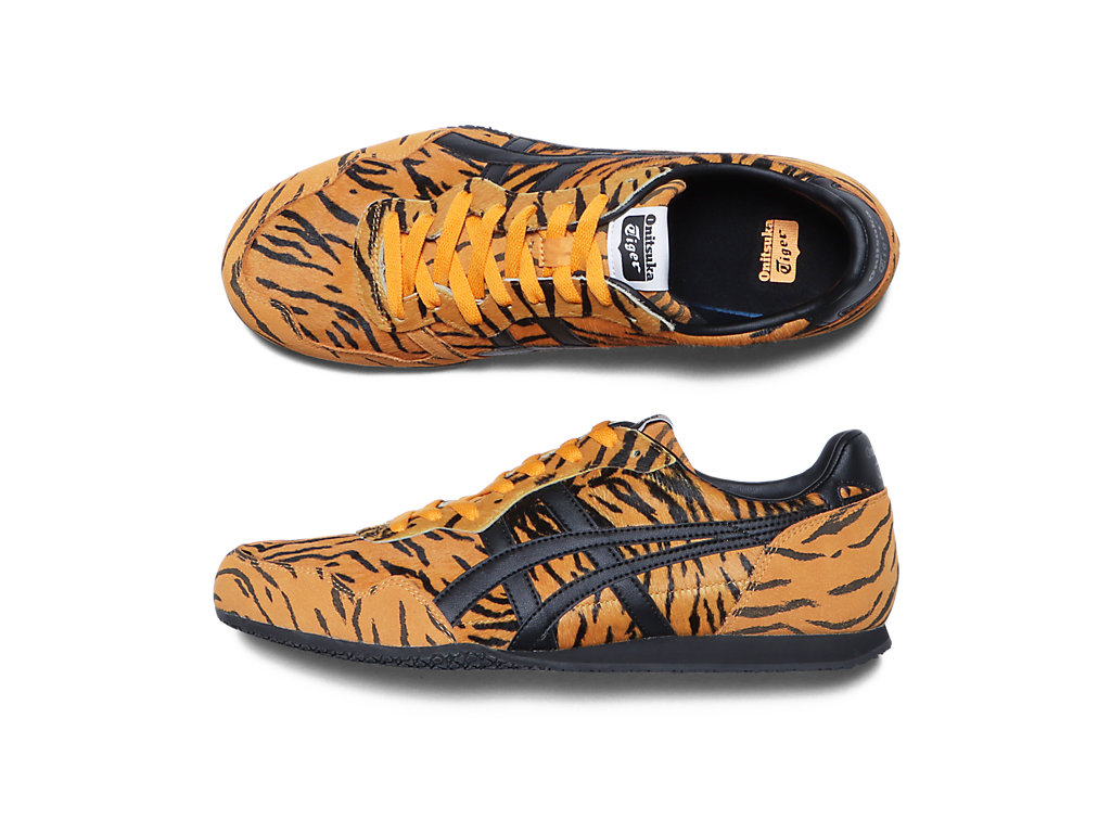 Men's Onitsuka Tiger Serrano Shoes Citrus/Black | 92813ZSHR