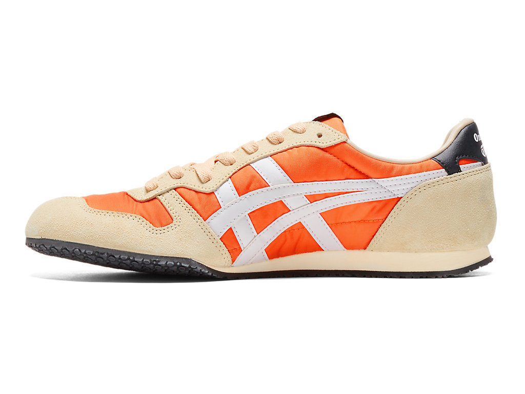 Men's Onitsuka Tiger Serrano Shoes Habanero/White | 76024JGVX