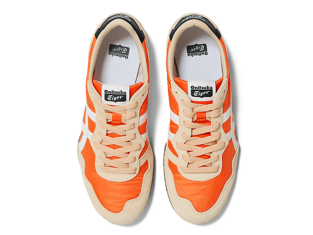 Men's Onitsuka Tiger Serrano Shoes Habanero/White | 76024JGVX