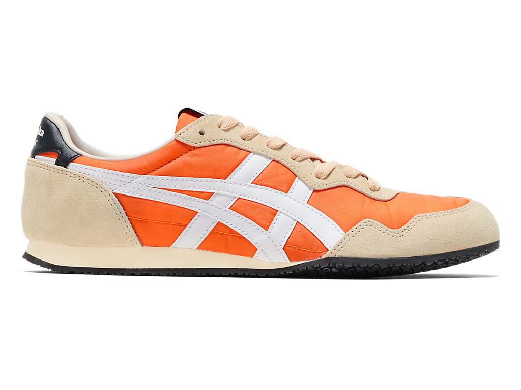 Men\'s Onitsuka Tiger Serrano Shoes Habanero/White | 76024JGVX