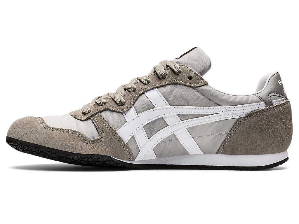 Men's Onitsuka Tiger Serrano Shoes Oyster Grey/White | 84956FDKL