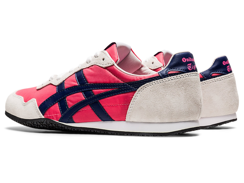 Men's Onitsuka Tiger Serrano Shoes Pink Cameo/Midnight | 69073RFBV