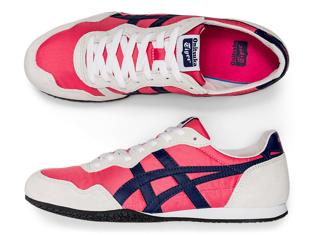 Men's Onitsuka Tiger Serrano Shoes Pink Cameo/Midnight | 69073RFBV