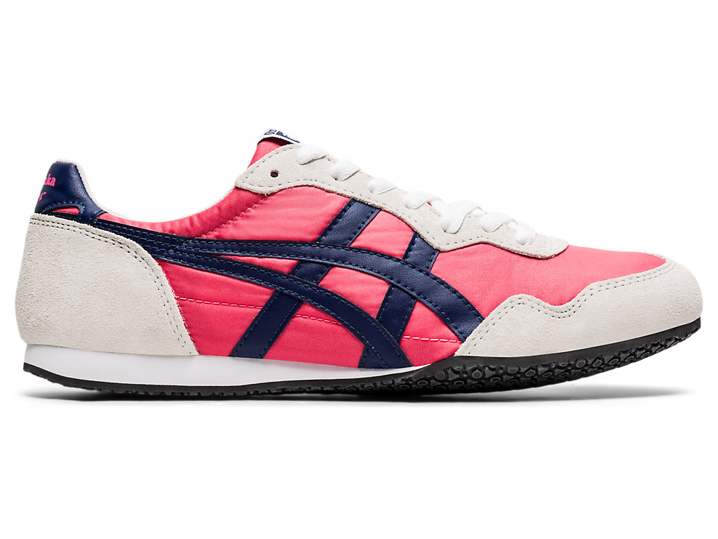 Men\'s Onitsuka Tiger Serrano Shoes Pink Cameo/Midnight | 69073RFBV