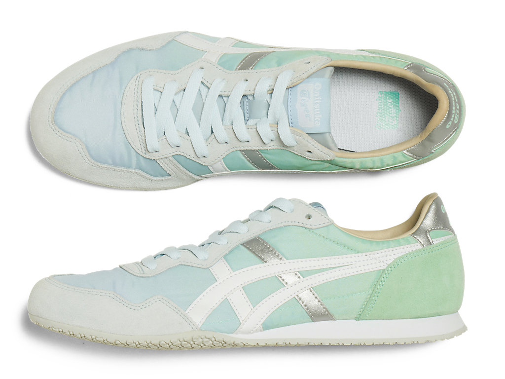 Men's Onitsuka Tiger Serrano Shoes Soft Sky/White | 96120BJYA