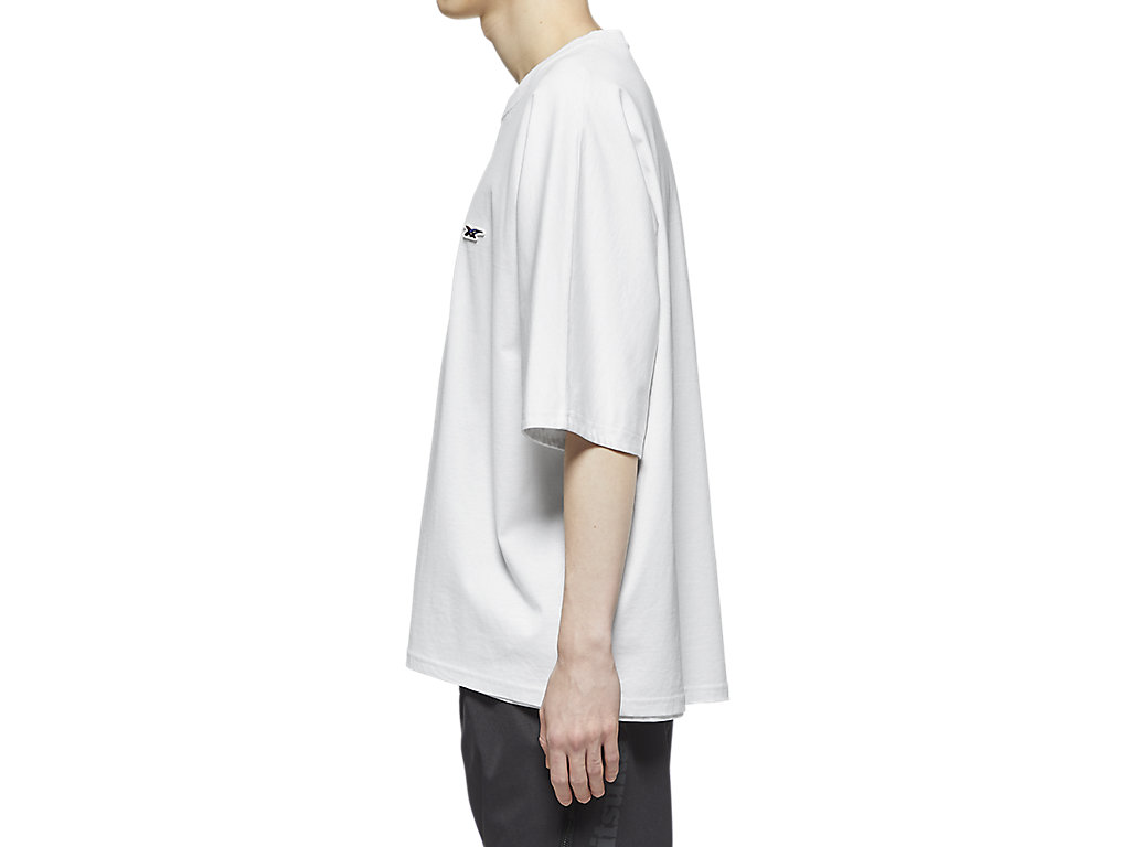 Men's Onitsuka Tiger Short Sleeve Top Clothing White | 17604GJIH