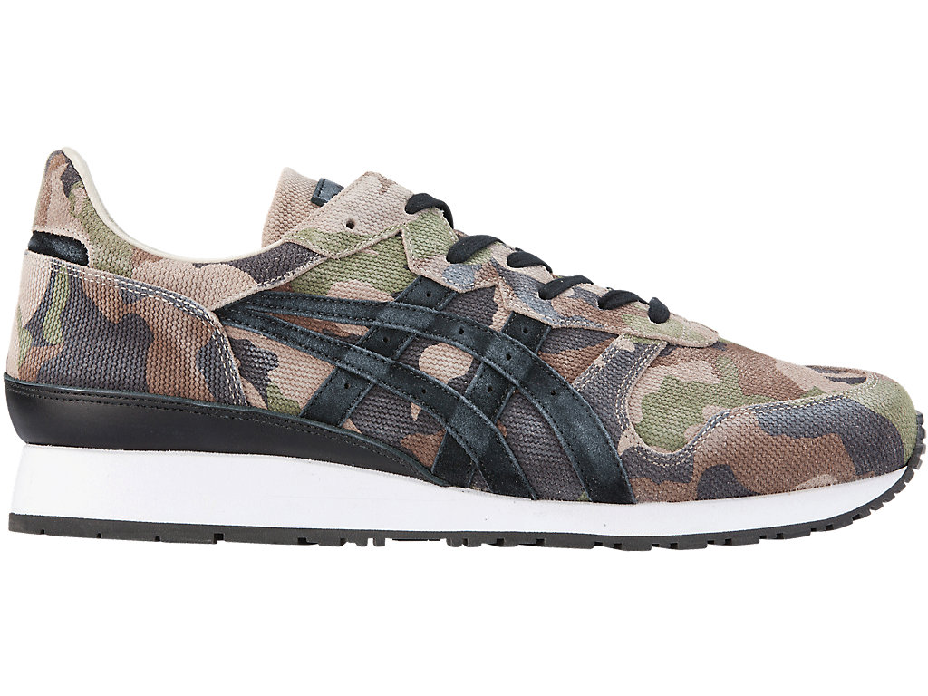 Men\'s Onitsuka Tiger Tiger Ally Deluxe Shoes Hunter Green/Black | 61785TWQN